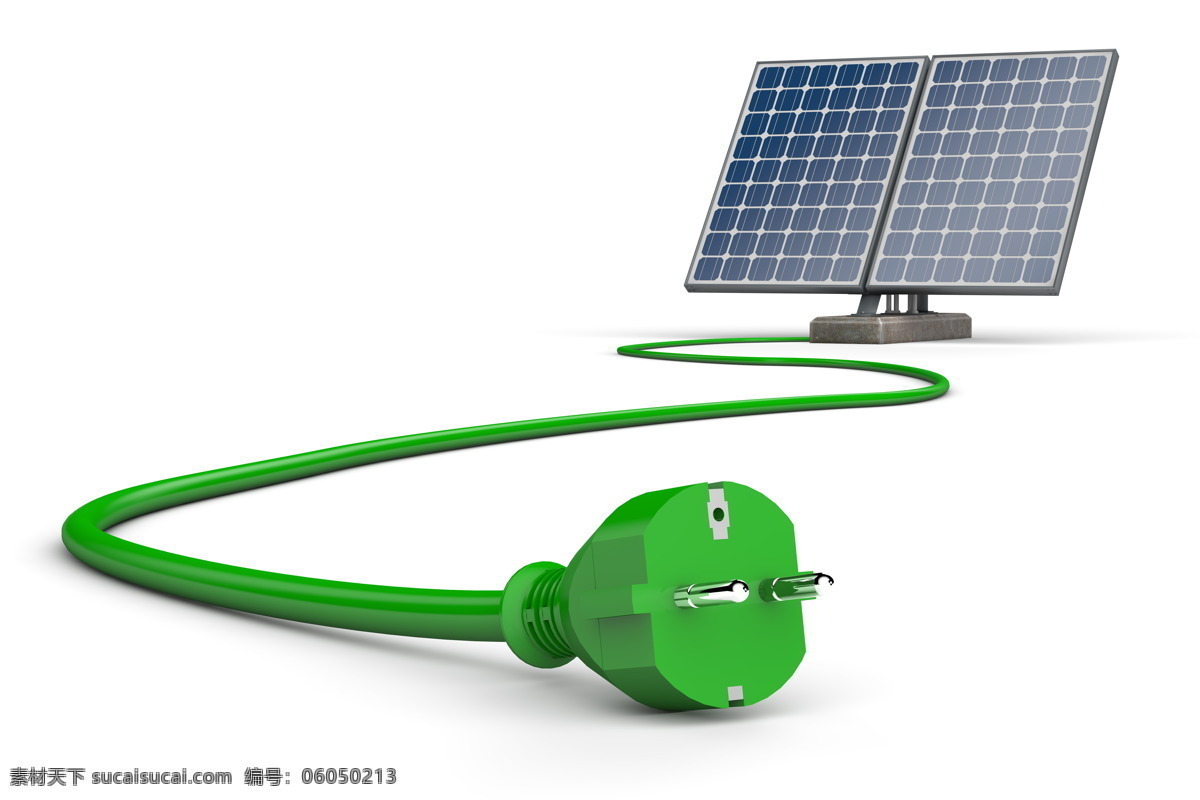 太阳能 绿色 插头 电池板 节能环保 绿色环保 能量板 绿色插头 其他类别 生活百科 白色