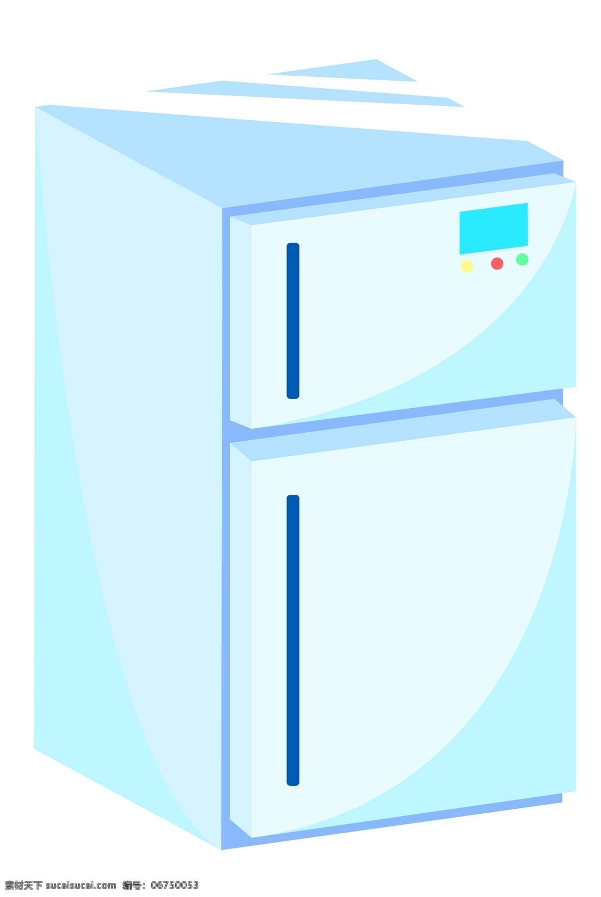 蓝色 冰箱 装饰 插画 蓝色的冰箱 家电冰箱 漂亮的冰箱 创意冰箱 立体冰箱 卡通冰箱 冰箱插画