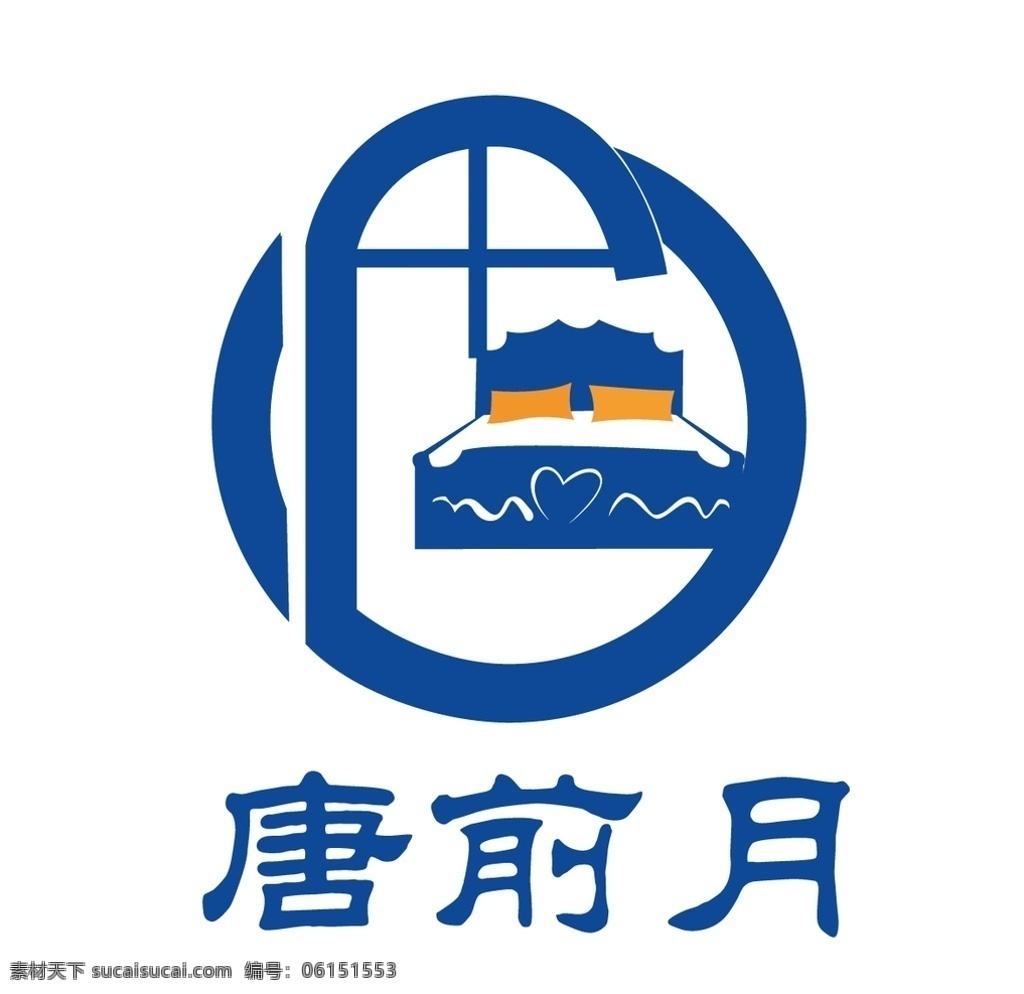 唐前月图片 唐前月 床 窗户 logo 商业作品 标志图标 其他图标