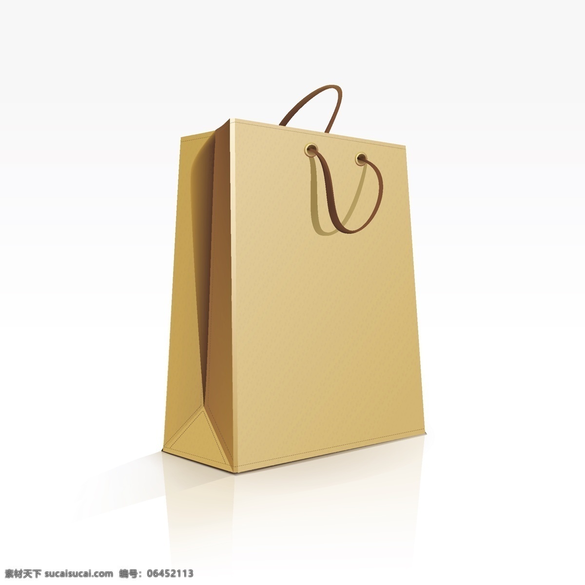 纸袋免费下载 购物袋 纸袋 商品袋 矢量图