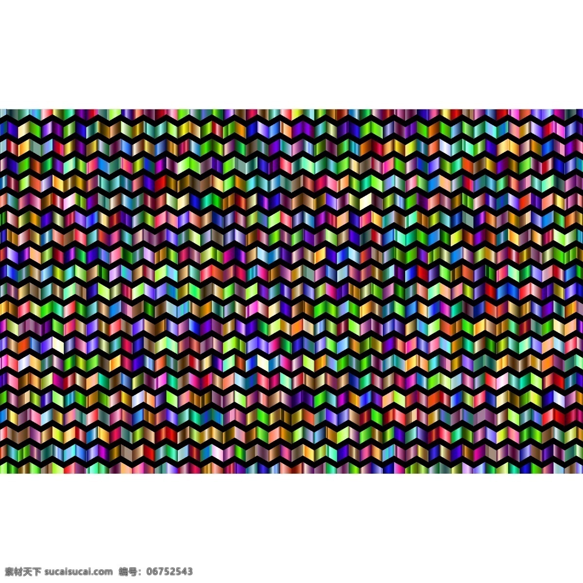 七彩条纹 装饰 模式 尖括号 抽象 几何 艺术 多彩 棱柱形 色 彩虹 数码印花 花纹循环 底纹边框 抽象底纹