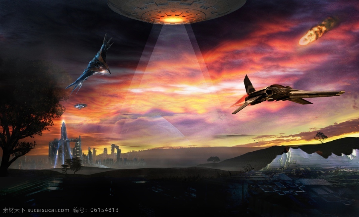 大气背景 飞船 飞机 飞碟 海报背景 科幻 军事 好看的背景 黑色