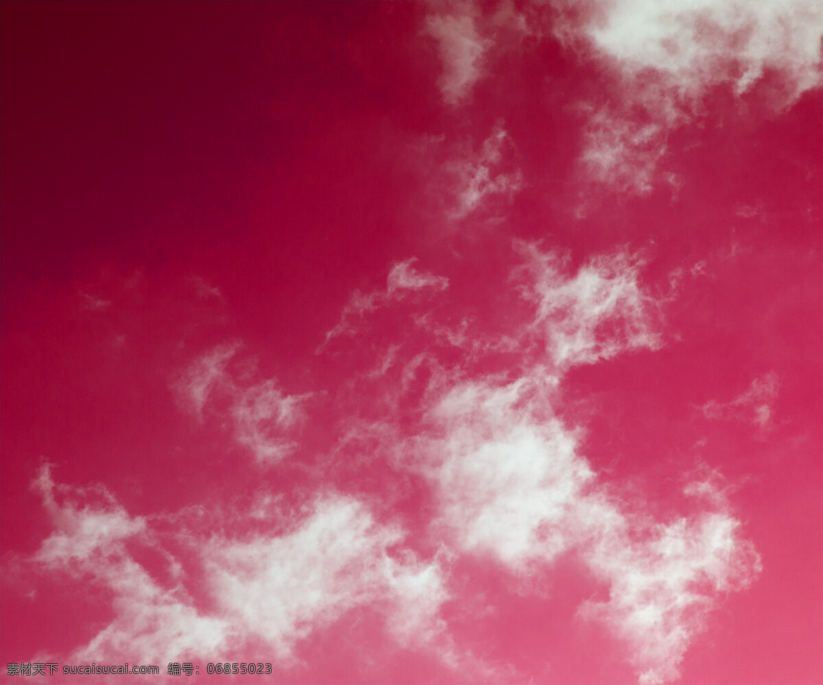 粉红色 天空 下 云 粉色