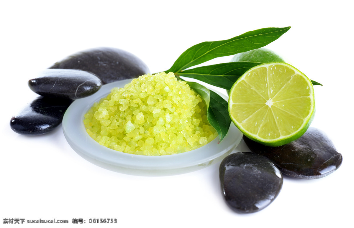 砭石 spa 用品 柠檬 蜡烛 烛光 绿色植物 精油 美容精油 spa用品 美容用品 生活用品 生活百科