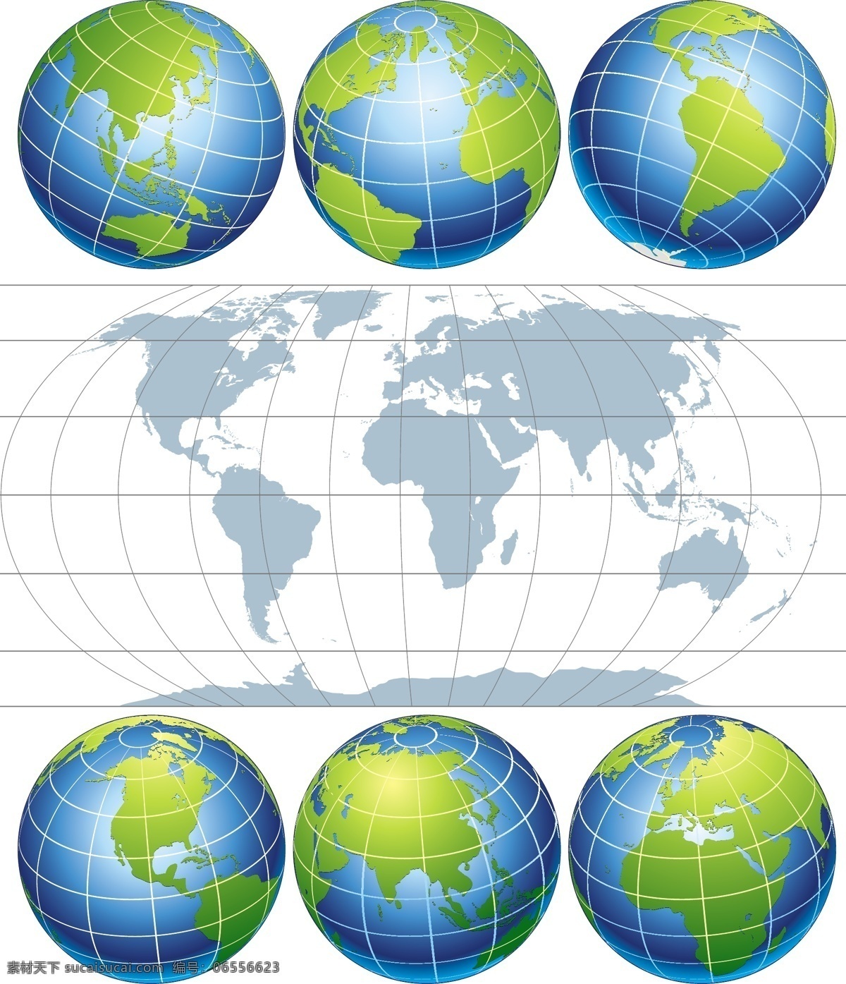 世界地图 地球 元素 矢量 办公 球体 图示 矢量图 其他矢量图