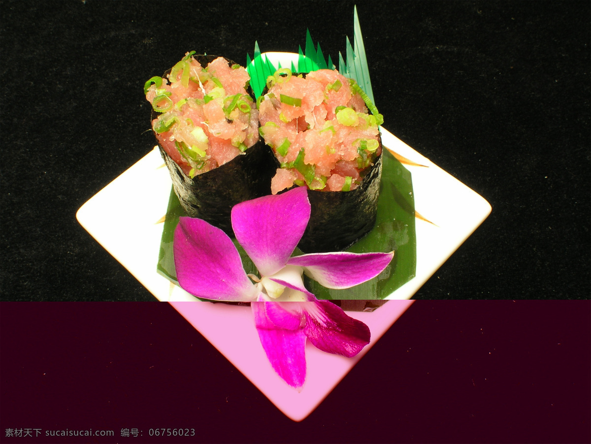 金枪鱼寿司 美食 传统美食 餐饮美食 高清菜谱用图