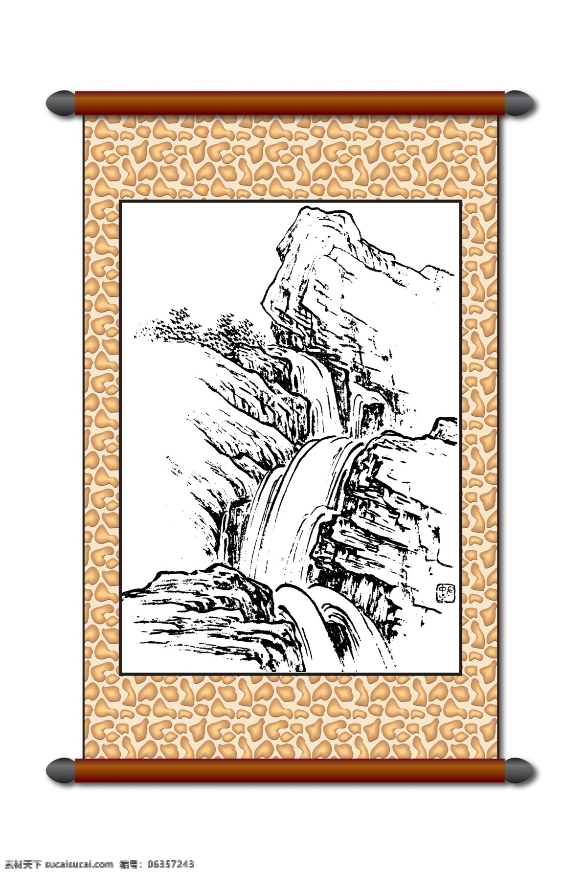 分层 白描 版画风景 传统画 风景 风景画 工笔 古画 模板下载 白描风景 山水画 线描 美术 黑白稿 卷轴画 挂画 中国风 艺术画 文化艺术 绘画书法 设计图库 源文件 家居装饰素材 山水风景画