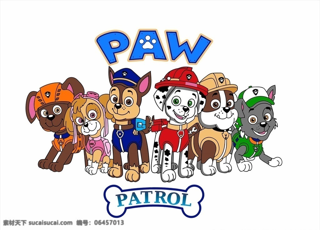 狗狗 paw patrol 小狗 汪汪队总动员 动漫动画 动漫人物
