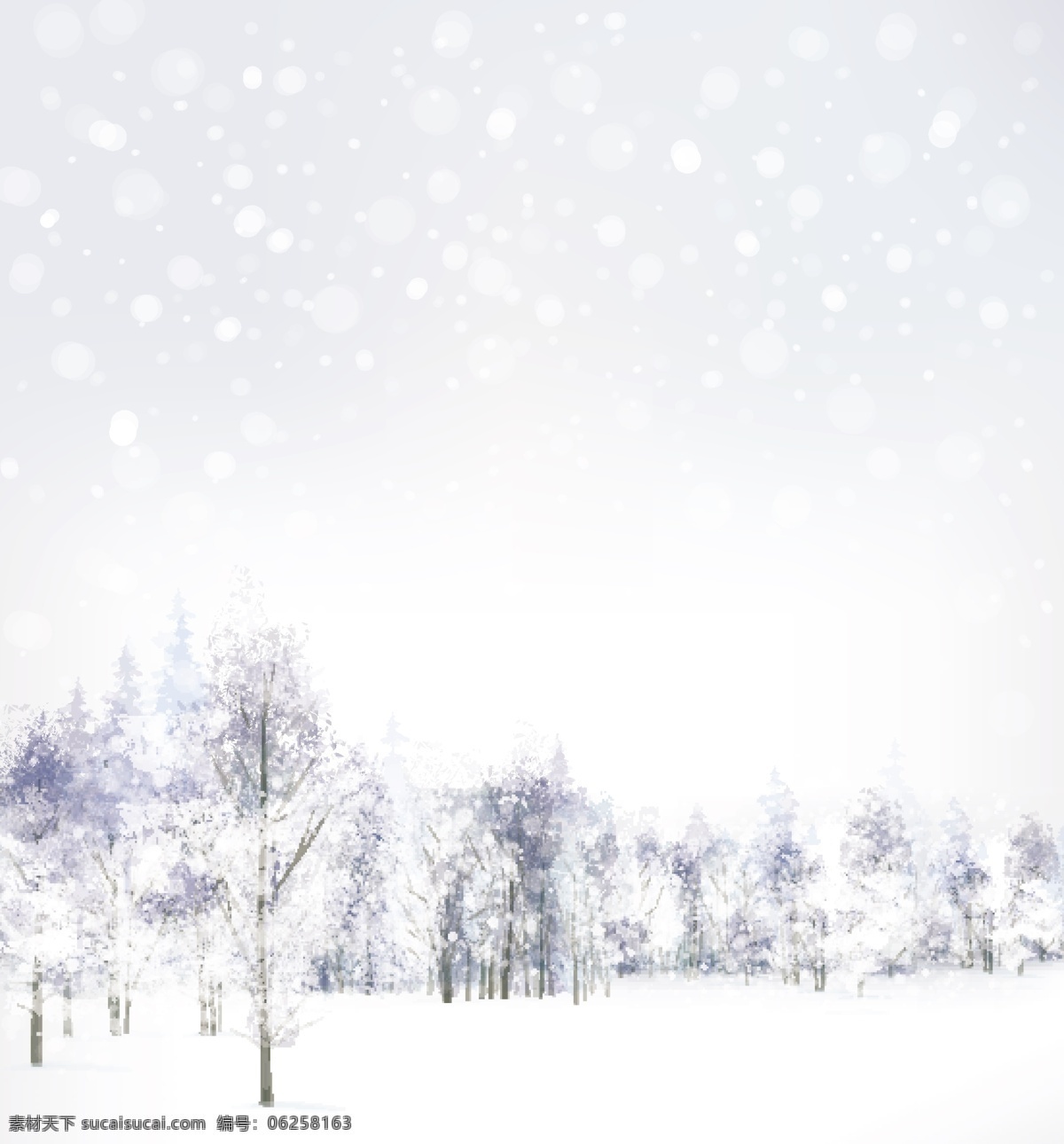 精美 白雪 唯美 背景 冬季背景 冬季素材 冬天 风景 卡通 圣诞节素材 素材背景 唯美背景 新年背景 新年素材 雪花 雪景