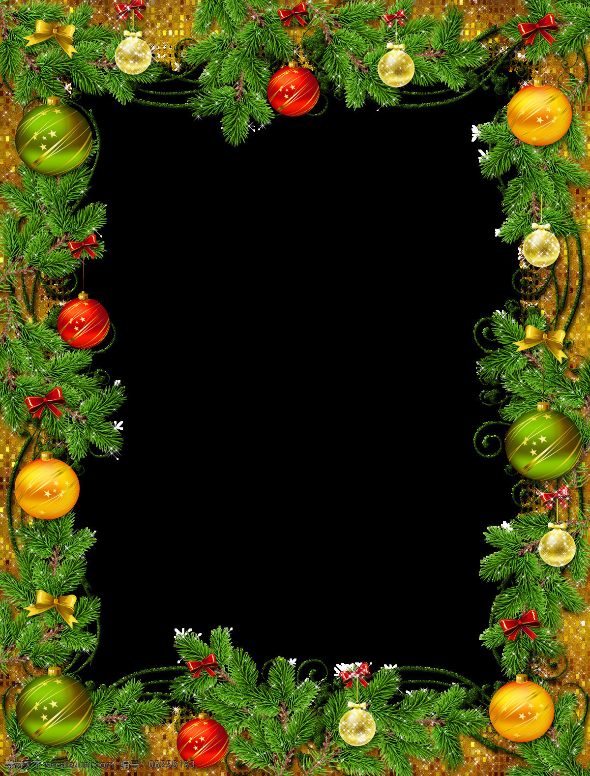 免 抠 圣诞 装饰 边框 节日素材 圣诞边框 圣诞节 圣诞素材 圣诞元素 装饰边框
