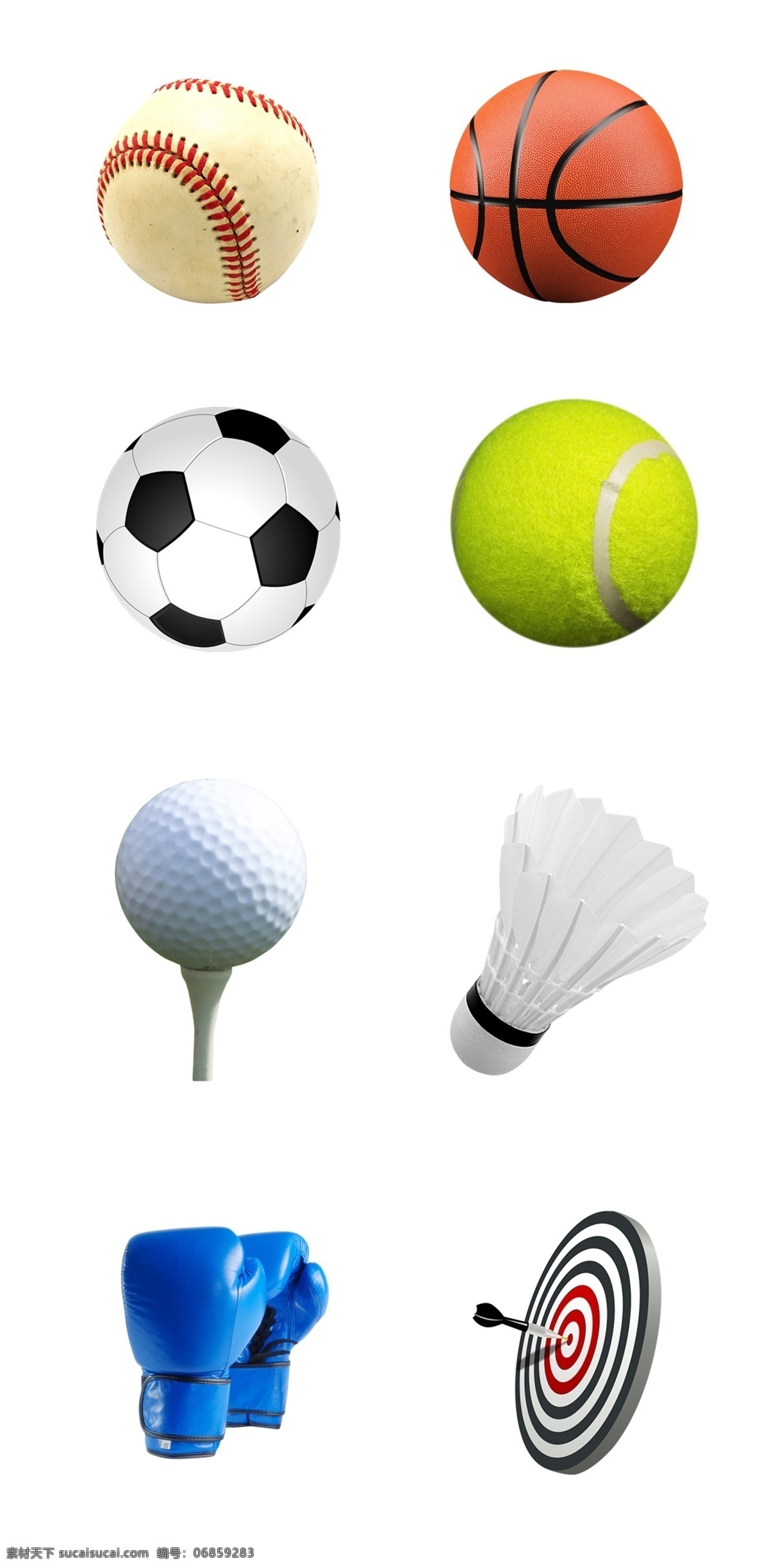 体育用品 分层 篮球 棒球 足球 网球 高尔夫球 羽毛球 拳击手套 射箭箭靶 矢量