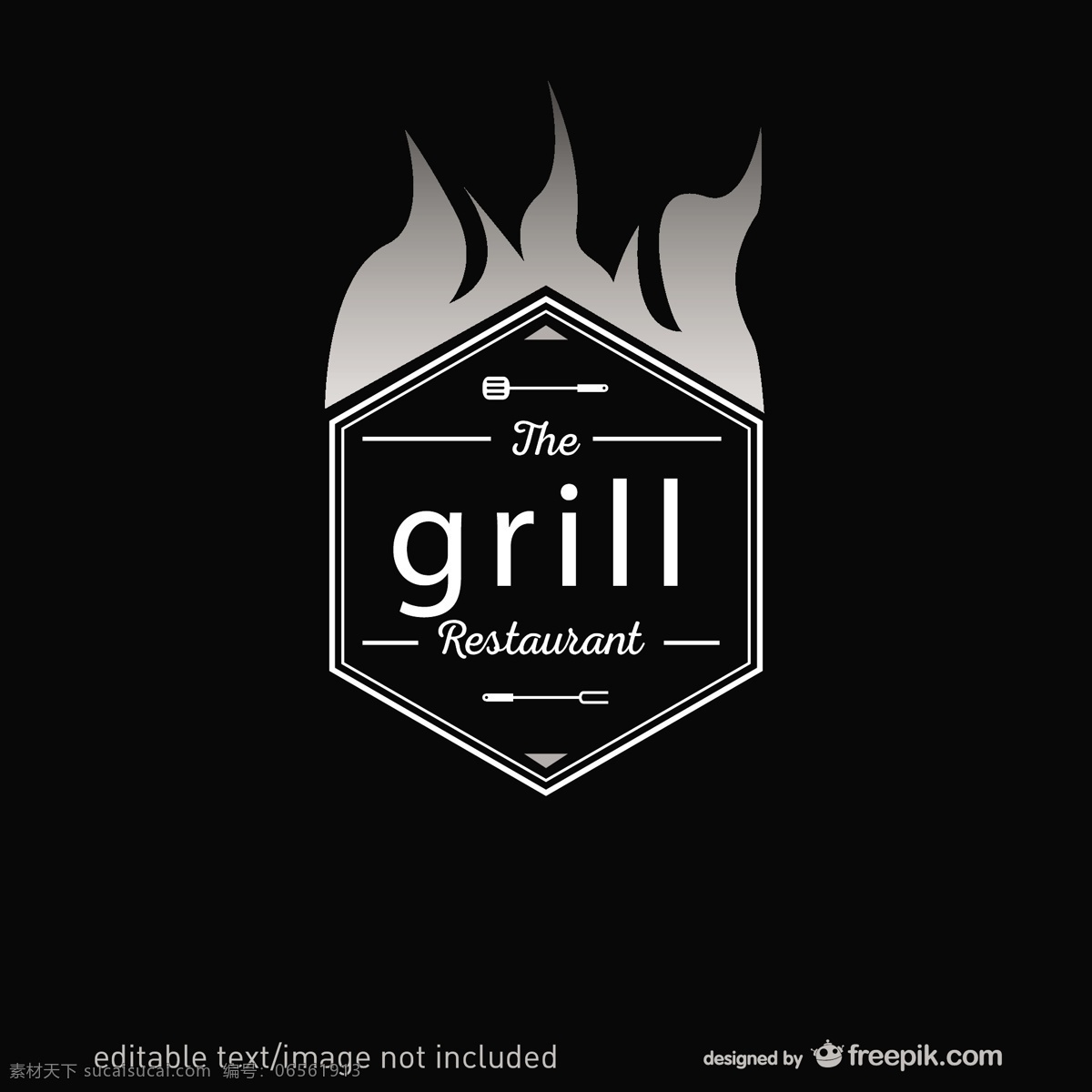 烧烤标志 标志 葡萄酒 食品 标签 餐厅 徽章 复古 消防 徽标 肉类 国徽 烤肉 标识 符号 火焰