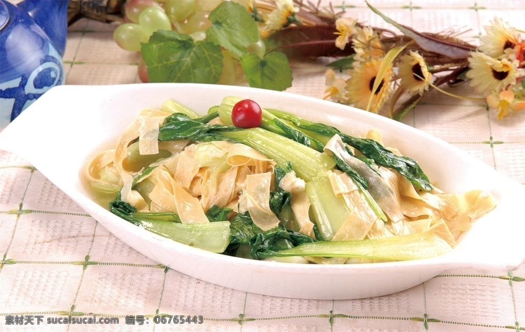 青菜 炒 豆 筋 青菜炒豆筋 美食 传统美食 餐饮美食 高清菜谱用图
