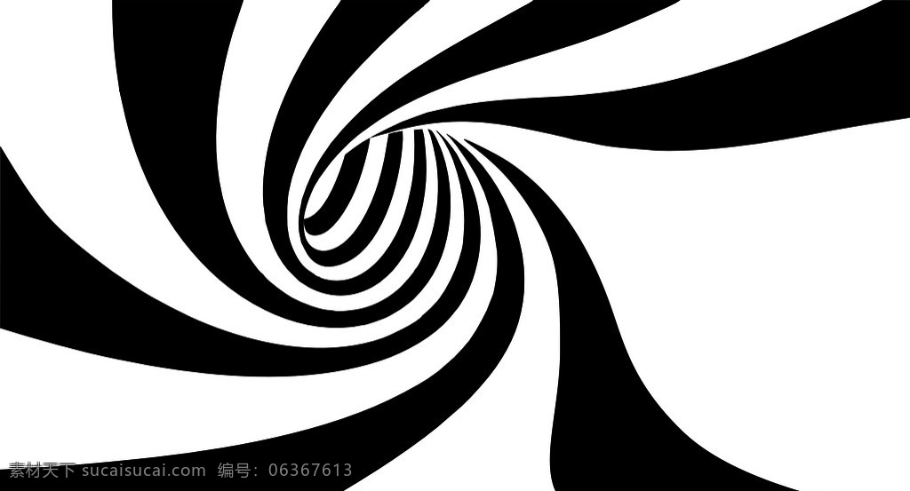 漩涡 无限创意 旋转 不干胶 斑马纹 黑白漩涡 黑白破浪 黑白不干胶 黑白线条 异空间 黑洞空间