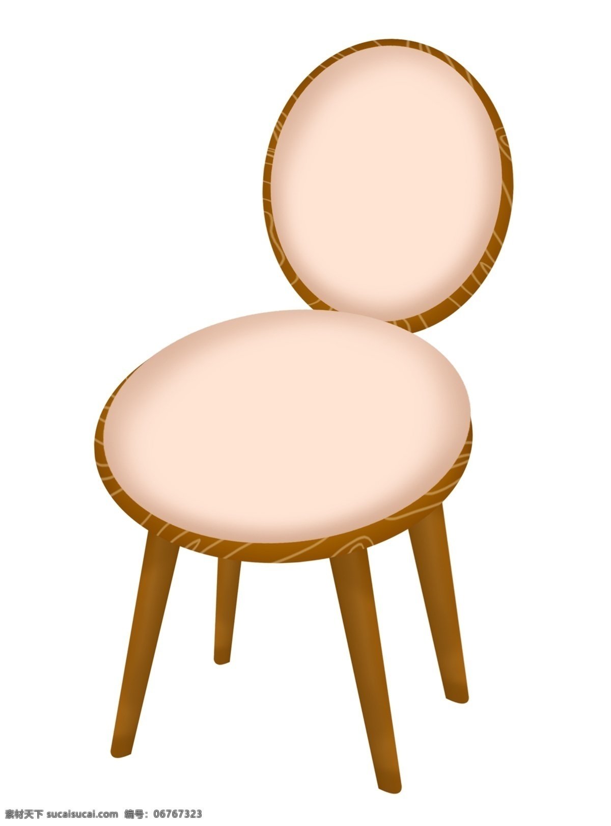 实木 木质 椅子 插画 实木的椅子 木质的椅子 卡通插画 椅子插画 家具插画 椅子家具 精美椅子