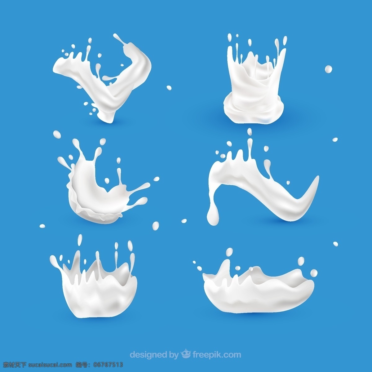 动态奶花 奶花 牛奶 飞溅奶花 飞溅的牛奶
