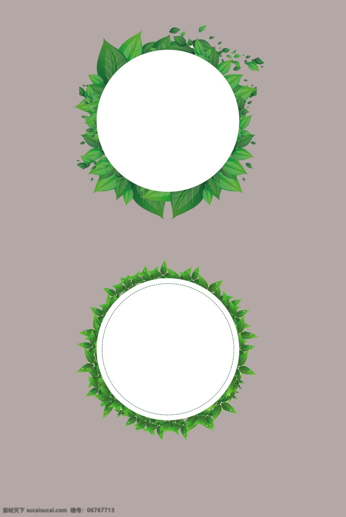 圆形树叶围绕 圆形 树叶 围绕 标志