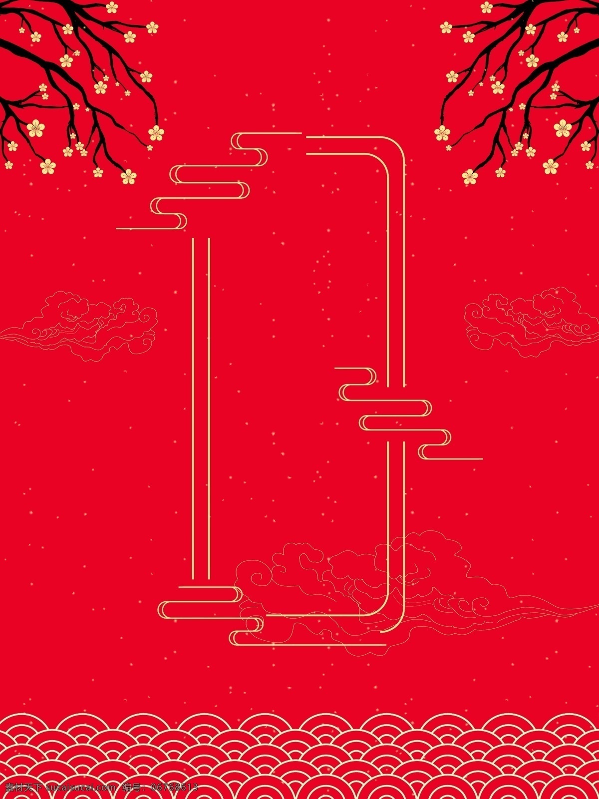 红色 新春 背景图片 红色背景 桁架 红色桁架 礼物桁架 礼物 红色渐变 红金色 金色 地产 房地产 祥云 高端桁架 小区桁架 分层 物料