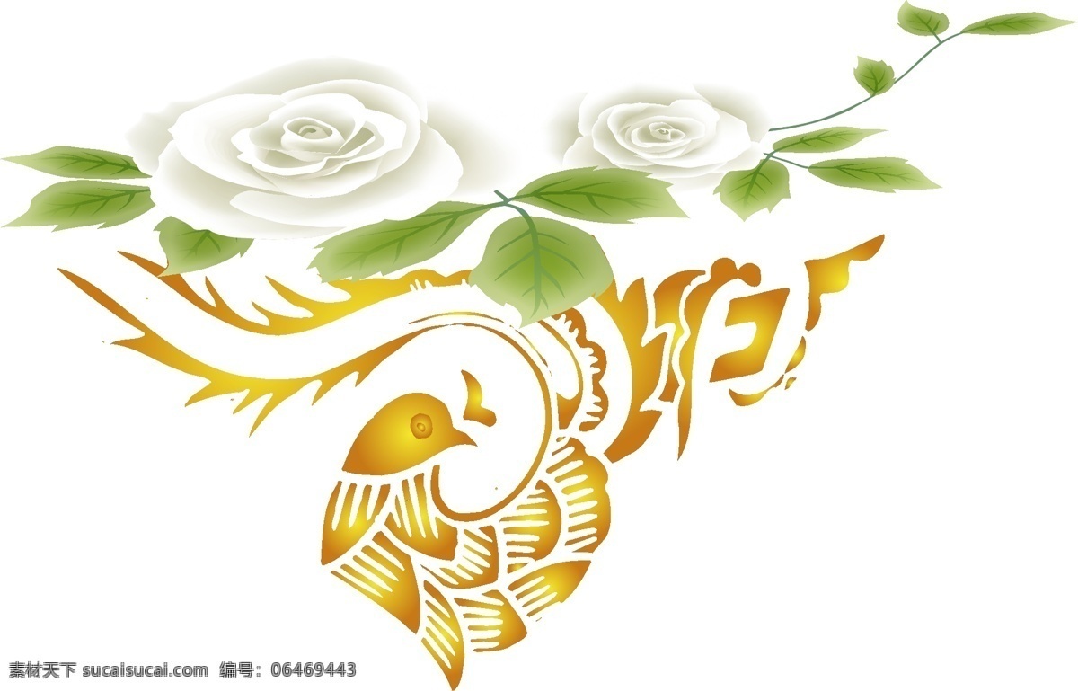 印花 矢量图 t恤图案 凤凰 服装图案 黄色 印花矢量图 面料图库 服装设计 图案花型