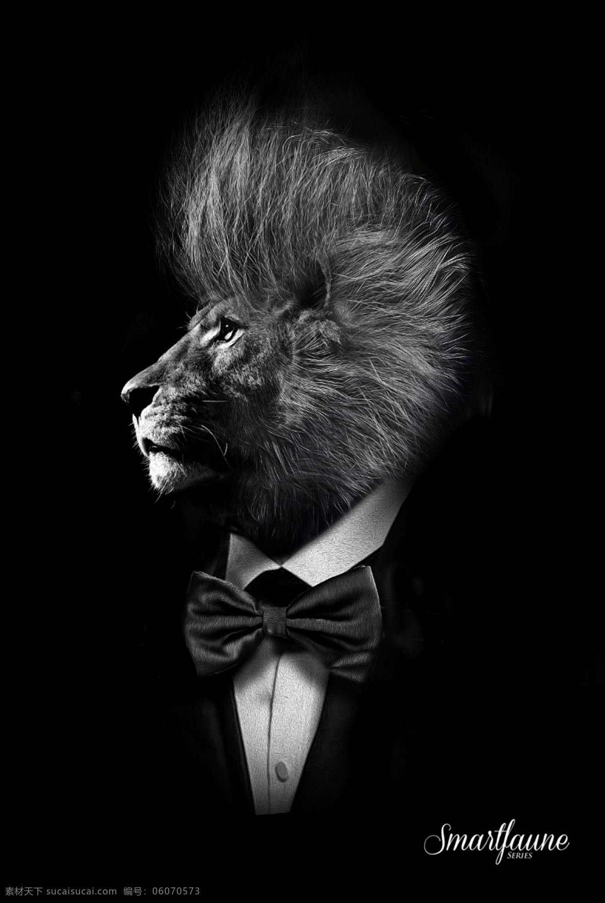 高清 动物 艺术摄影 狮子 艺术 服装 人物