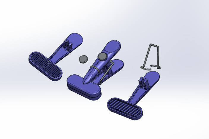 芯片 夹 3d模型素材 家具模型