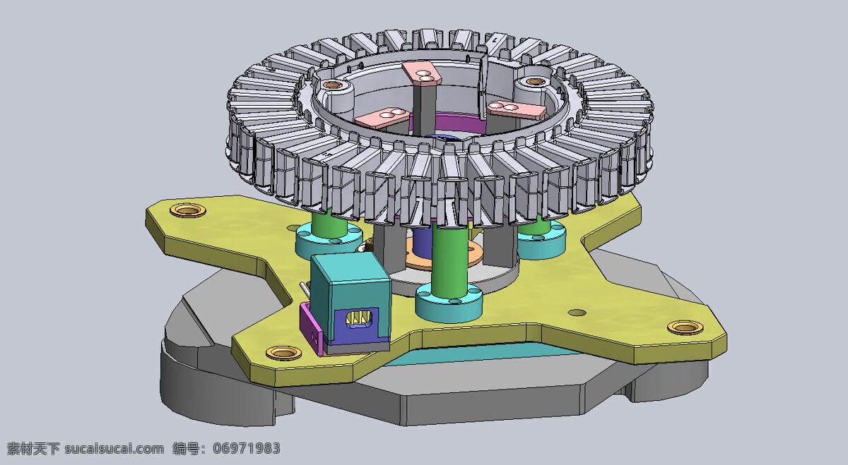 定子 工具 组件 机器 模具 托盘 发明家 catia autocad solidworks 夹具 3d模型素材 其他3d模型