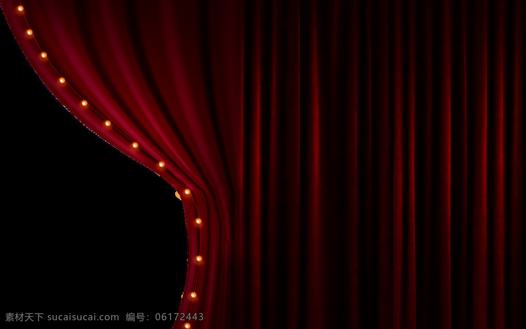 红色 舞台幕布 元素 幕布 舞台 表演 剧场 免 抠 透明