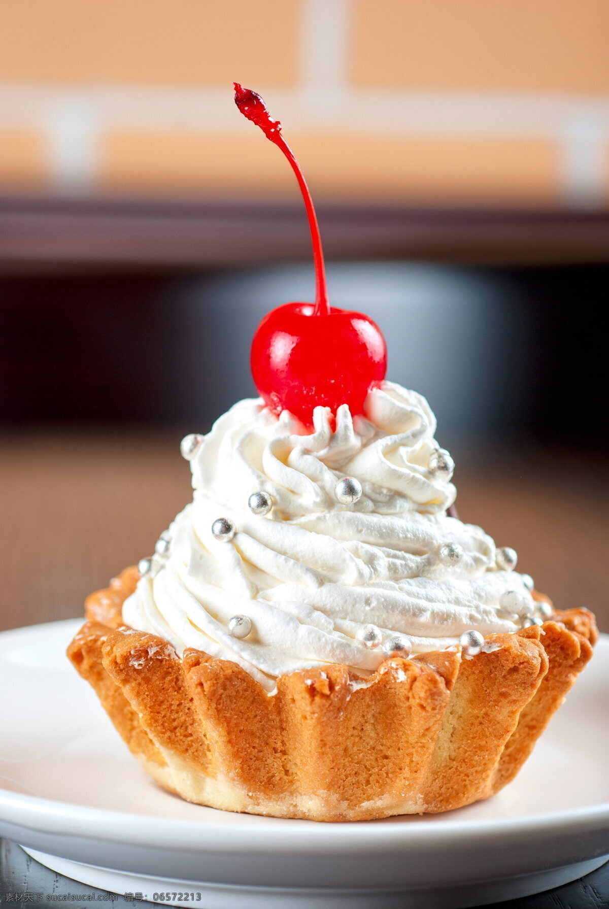 小蛋糕 冰淇淋 冰激凌 樱桃 蛋糕 点心 糕点