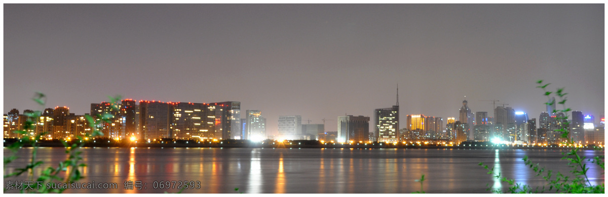 杭州夜景 城市夜景 杭州 夜景 西湖 建筑 灯影 水面 倒影 宽图 国内旅游 旅游摄影