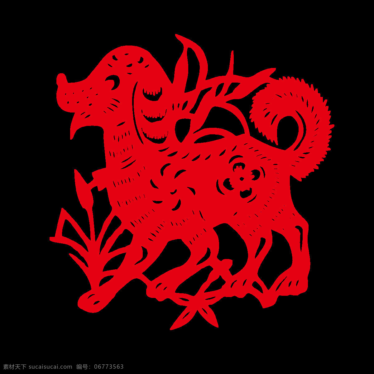 2018 狗年 艺术 剪纸 2018狗年 2018剪纸 辞旧迎新 狗年大吉 狗年剪纸 剪纸窗花 节日素材 金狗贺岁 设计素材 戊戌年 喜庆素材 新年剪纸