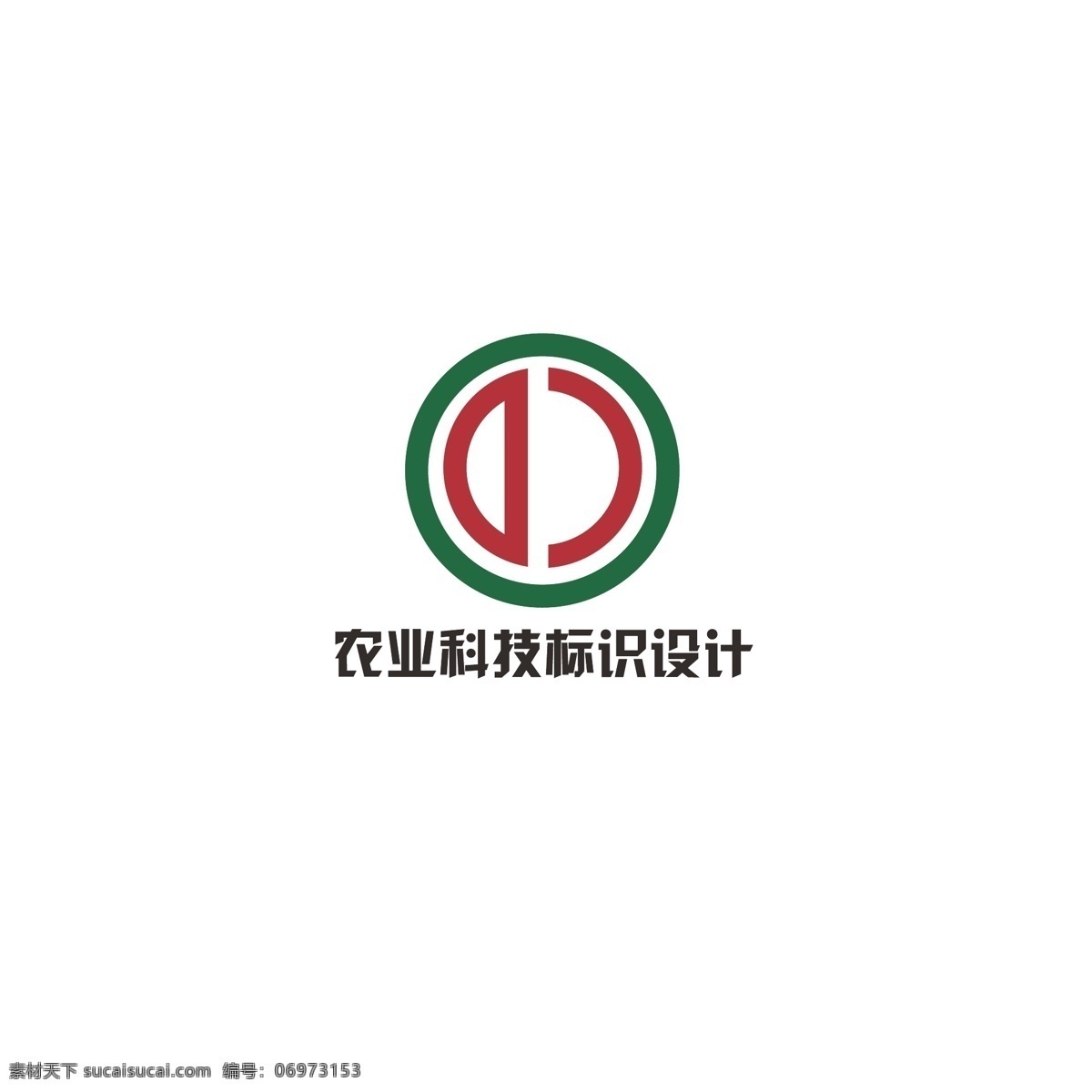 农业科技 标识设计 字母d 简约 发展 科技 农业 字母o 字母c