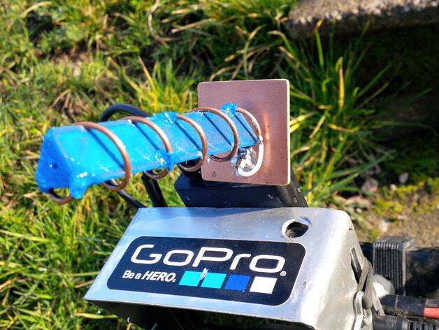 ghz 倒 recepteur heliaxial 天线fpv