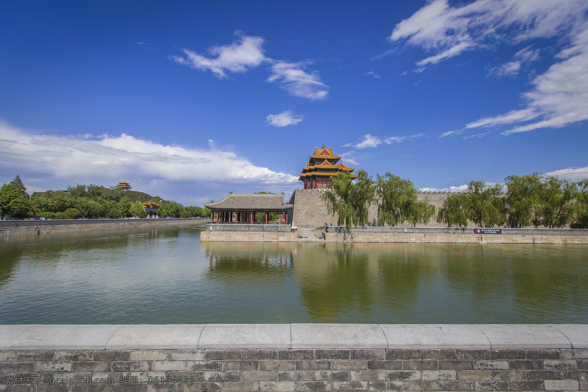 蓝天 白云 下 紫禁城 白云下 建筑 景点 古建筑 名胜古迹 旅游 中式建筑 中国风 自然景观 建筑景观