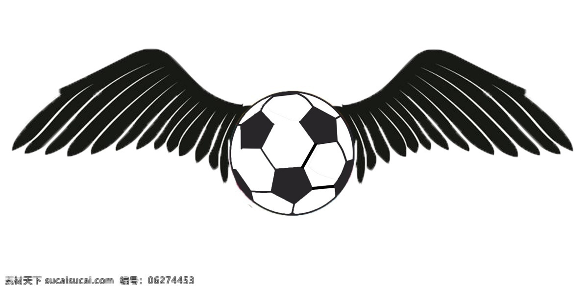翅膀 足球 有翅膀 有翅膀的足球 足球梦 追梦足球 免抠 png格式 简约 卡通线条 装饰