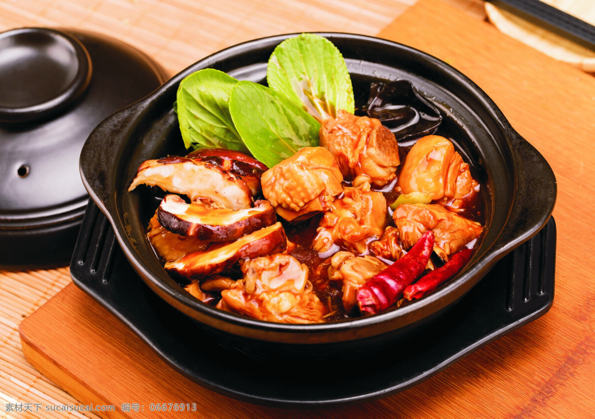 砂锅鸡块图片 砂锅鸡块 香菇炖鸡块 砂锅 砂锅香菇鸡块 菜 菜品 餐饮美食 传统美食