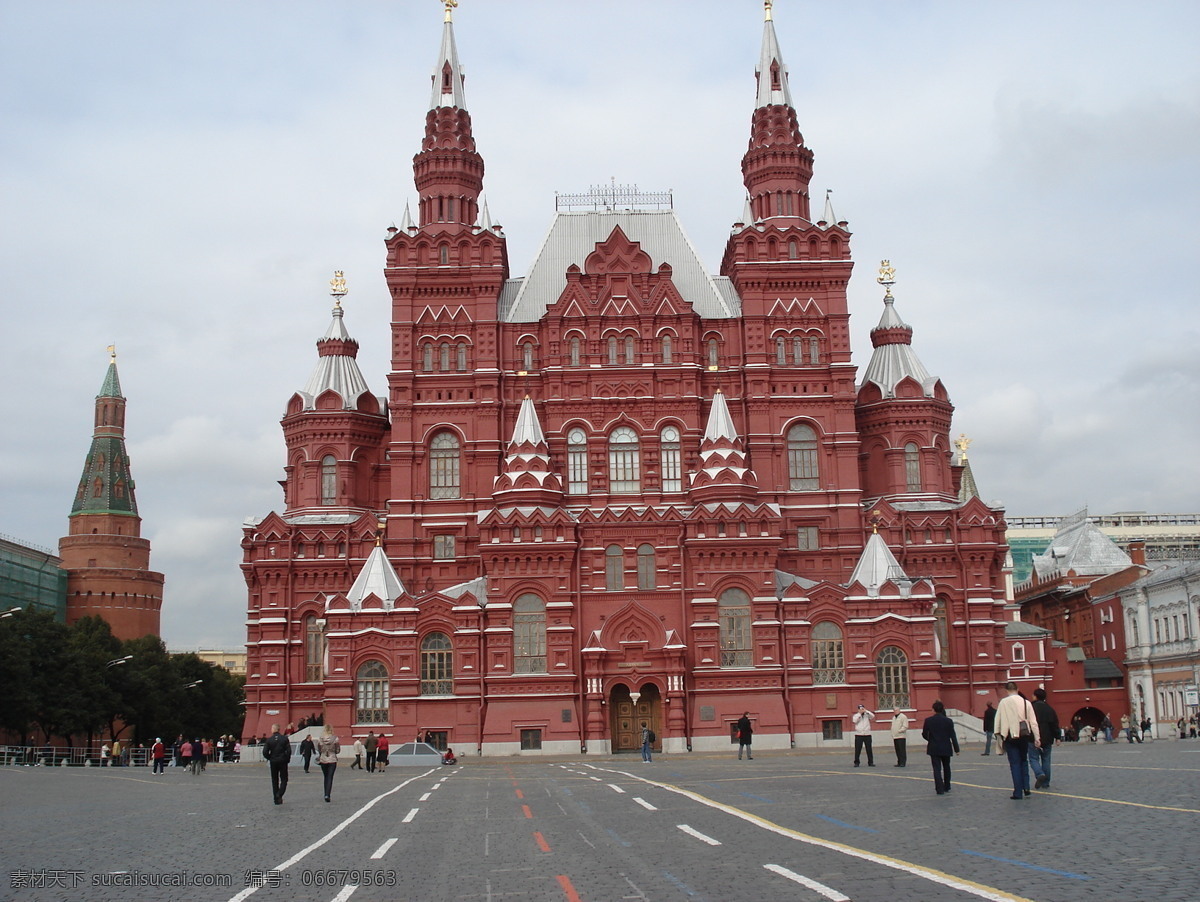 红色 欧美 古城堡 莫斯科 红场 建筑设计 教堂 俄罗斯