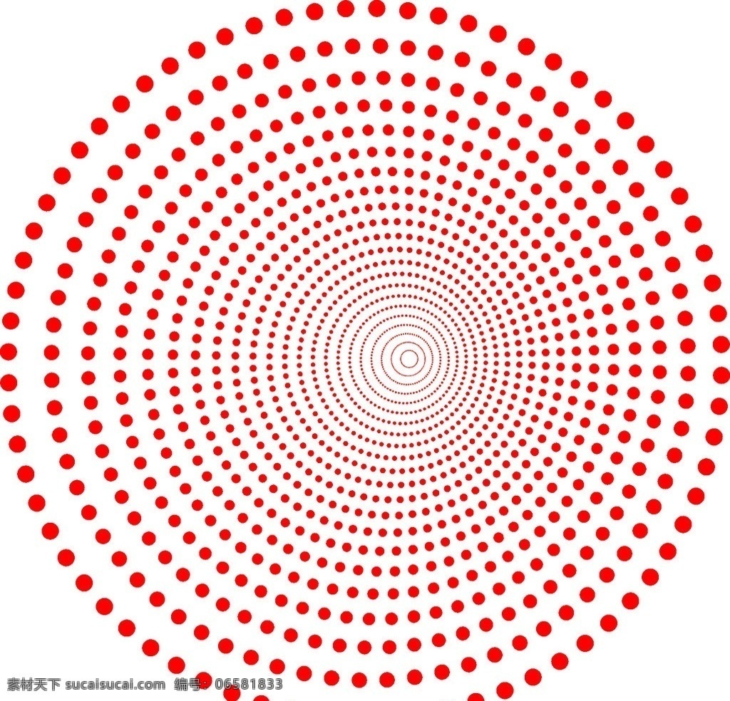 圆圈 圆 网点 圆大小渐变 圆扩散 其他设计 矢量