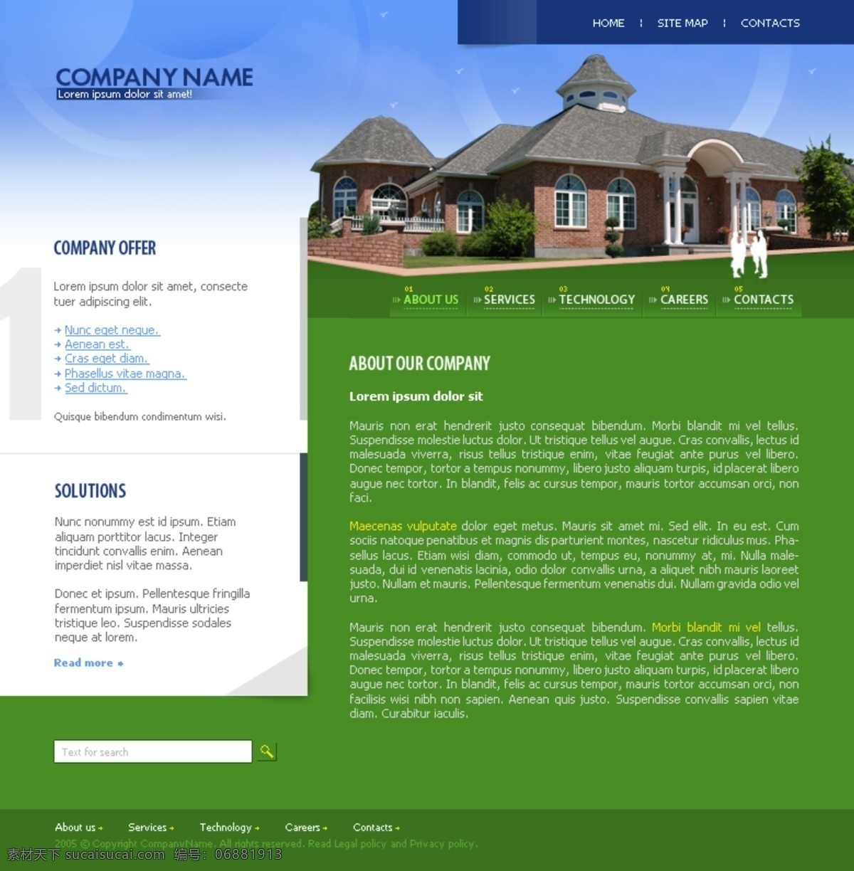 绿色家园 地产 信息 网页模板 家园 绿色 网页素材 网页代码