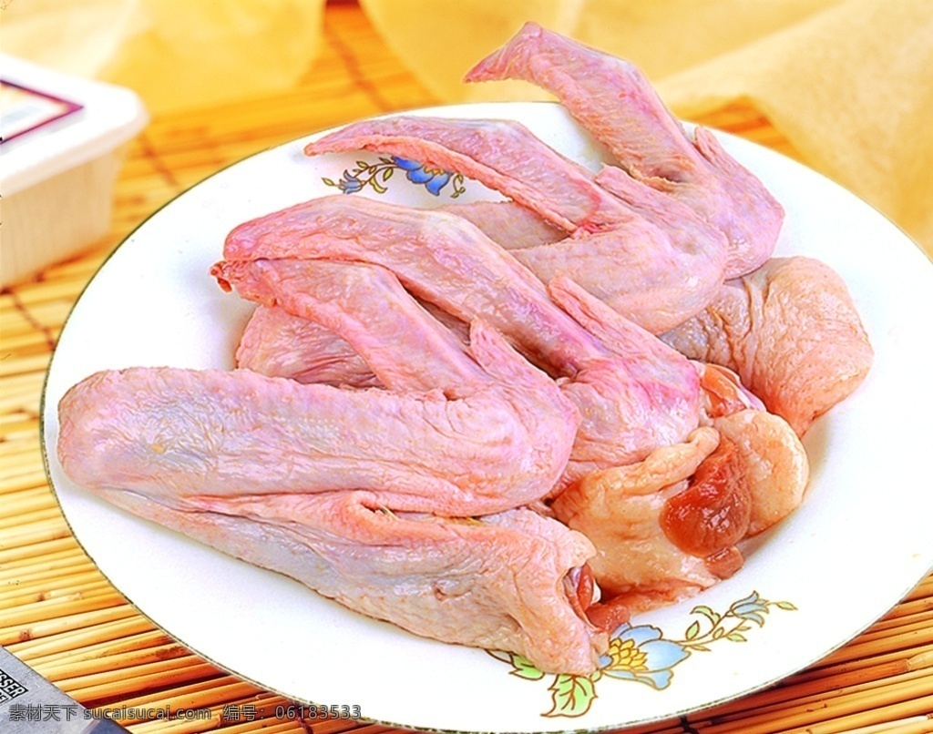 鸭全翅图片 鸭全翅 三鸟 鸡禽 肉类 熟食 蔬菜 杂粮 商超传单 海报 生鲜 分层