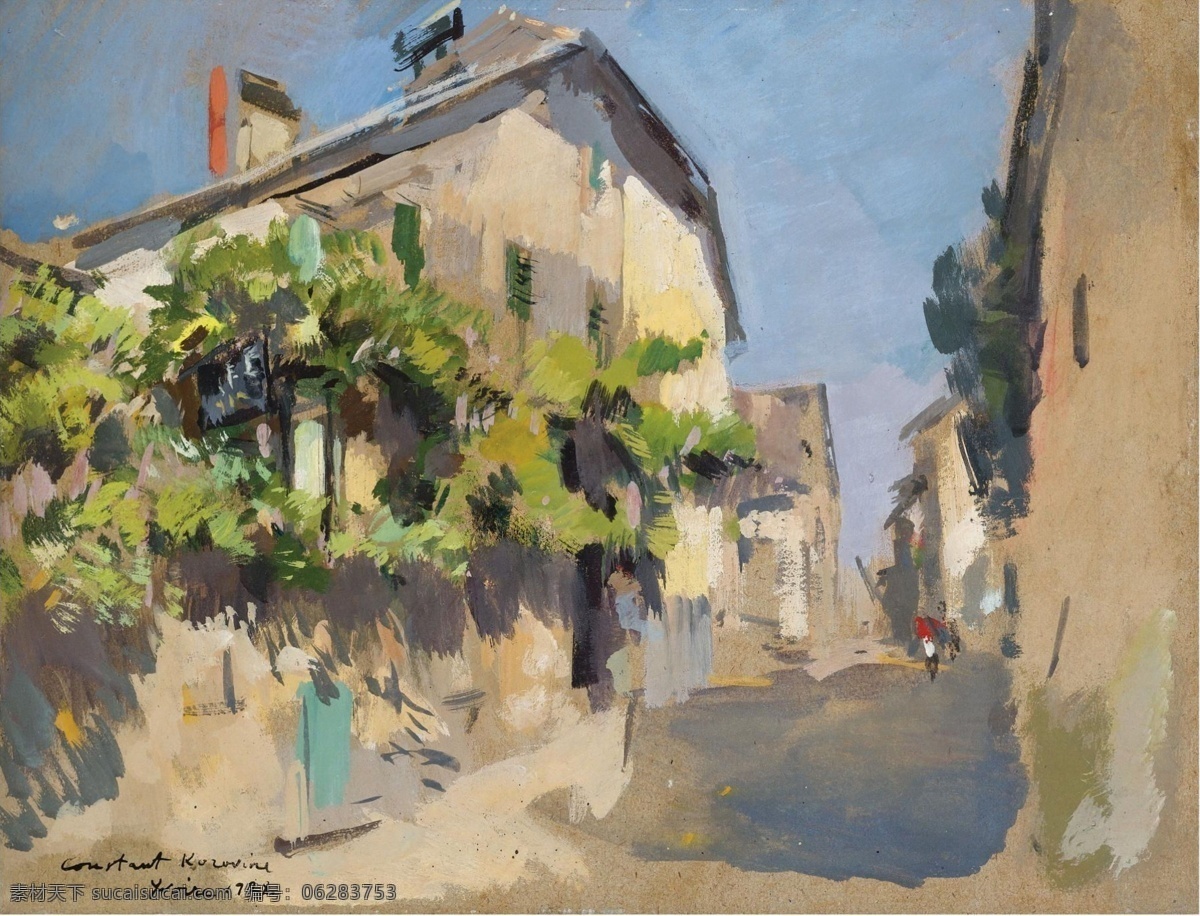 大师 画家 风景画 静物 油画 建筑 装饰画 1928 yvoire of view korovin constantin 人物 高清 西方 国外 现代 家居装饰素材