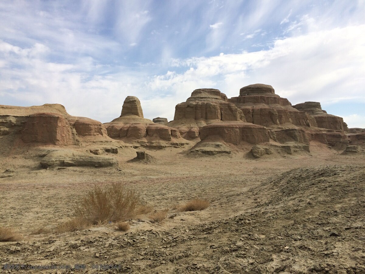 新疆 魔鬼城 沙漠 大漠风光 天空 原创摄影3 旅游摄影 自然风景 白色
