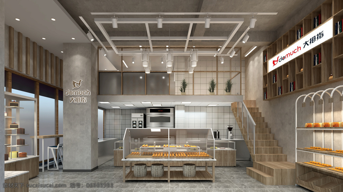 蛋糕店效果图 蛋糕店 蛋糕店设计 烘培店效果图 烘培店设计 烘培 蛋糕效果图 环境设计 效果图