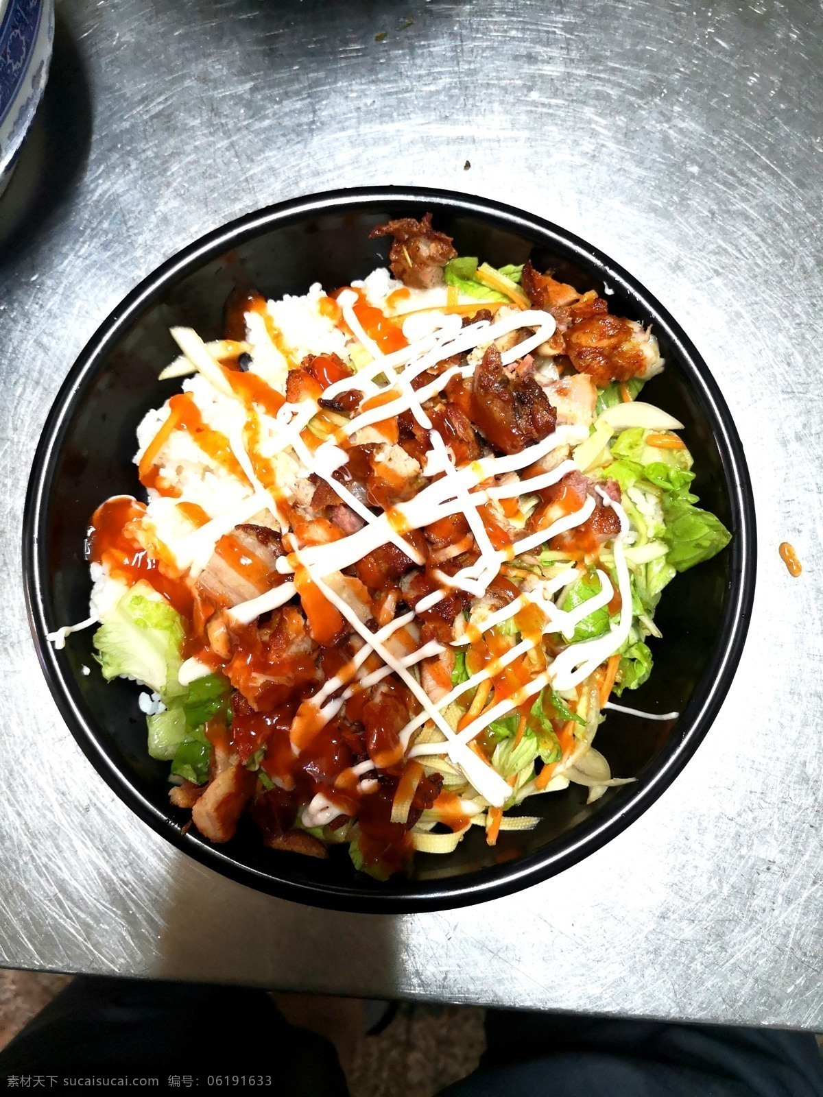 巴西烤肉拌饭 巴西烤肉 拌饭 烤肉拌饭 美食 土耳其烤肉 餐饮美食