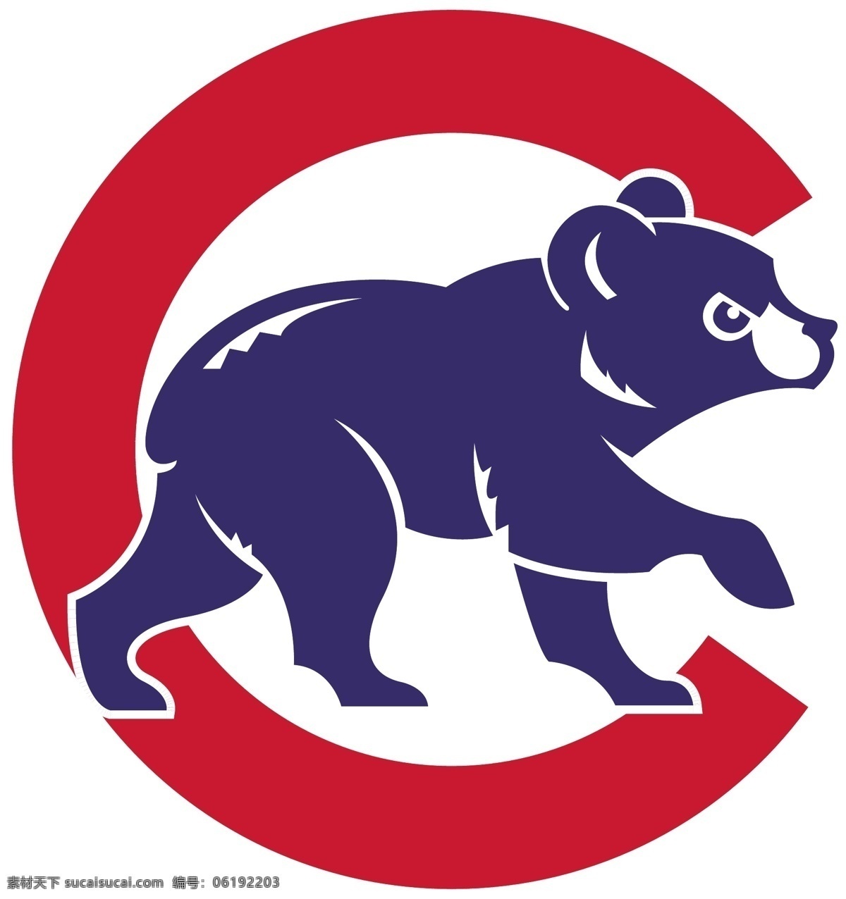 芝加哥 小 熊 队 mlb 小熊 小熊队 棒球大联盟 标志图标 企业 logo 标志