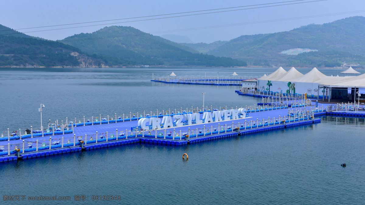 金海 湖水 上 运动场 背景 金海湖 旅游 北京 风景 旅游摄影 国内旅游