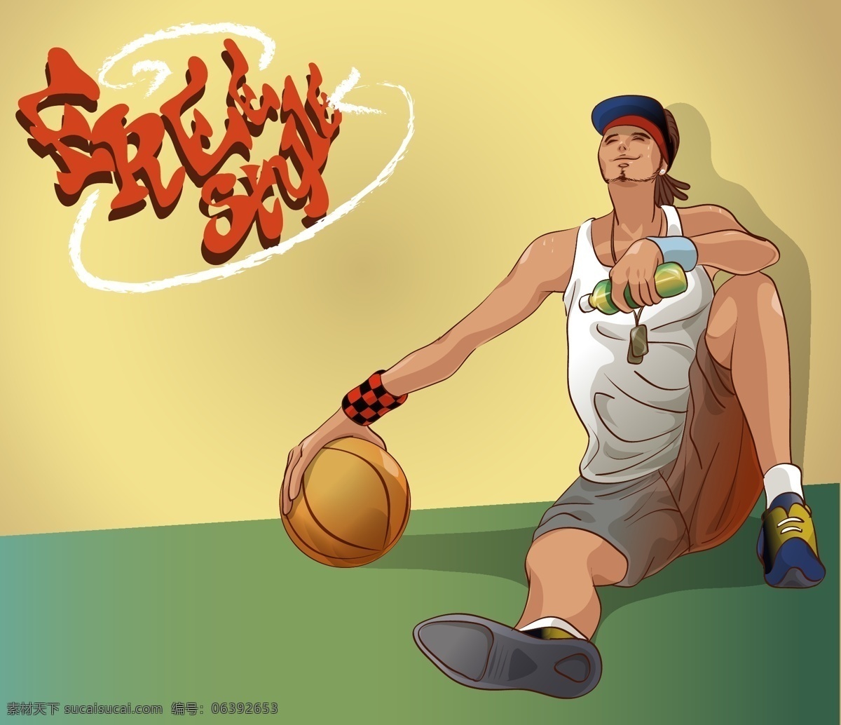 时尚男人 插画 人物 矢量图 矢量人物