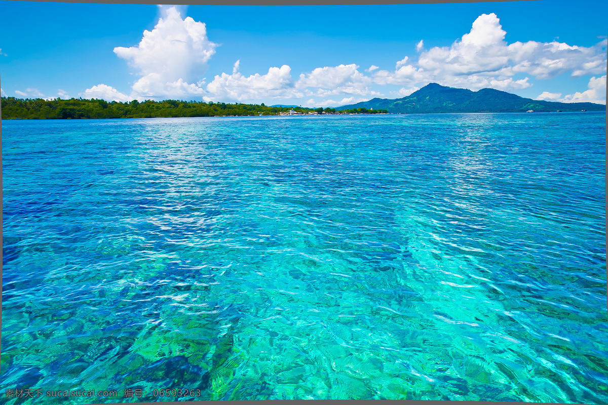 海水 美娜多 清澈海水 蓝天海面 自然风景 旅游摄影