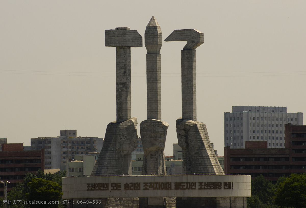 城市 里 建筑物 高楼 朝鲜 其他类别 环境家居 建筑设计 黑色