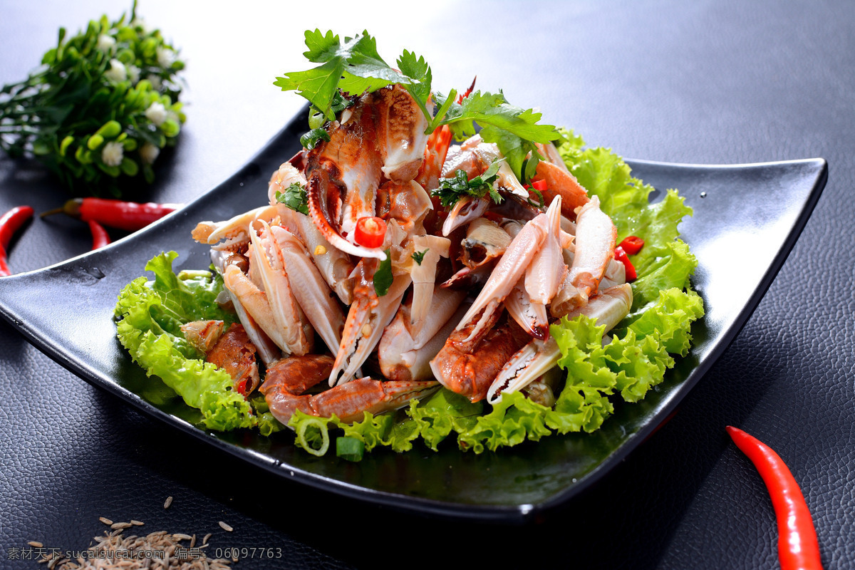 麻辣蟹钳 醉蟹钳 螃蟹抓 蟹足 腌蟹爪 腌蟹钳 餐饮美食 传统美食