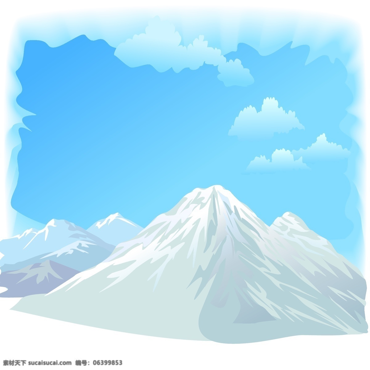 手绘 风景 蓝天 白云 手绘风景 风景插画 风景手绘 矢量风景 风景矢量 手绘雪山 雪山 风车 草原 卡通风景 卡通 大海 手绘山 卡通山 风景画 共享分素材 自然景观 自然风光
